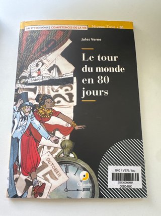 LE TOUR DU MONDE EN 80 JOURS+CD L&E COMP VIE