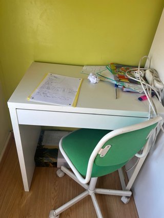 Silla de escritorio infantil verde