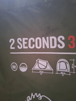 Tienda de campaña Decathlon 185x104cm