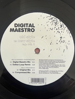 Digital Maestro "Old Style vs New Style EP Vol. 2"