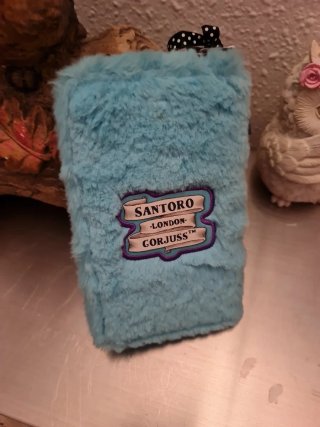 Monedero peluche Gorjuss azul