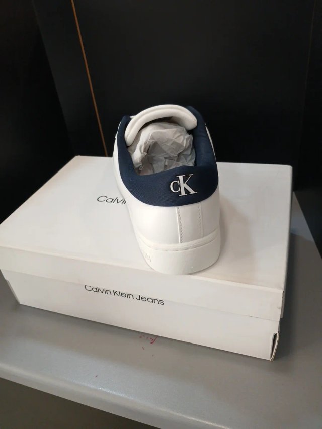 T 41 a 46 Tênis Calvin Klein Jeans Brancos e