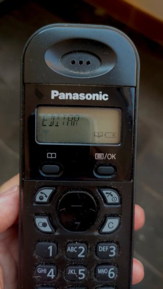 Teléfono Inalámbrico Panasonic Negro/Gris