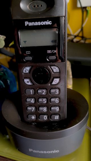 Teléfono Inalámbrico Panasonic Negro/Gris