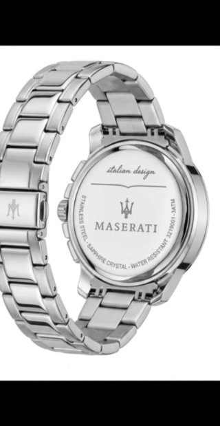 Orologio Maserati Cronografo Acciaio NOS