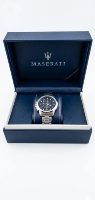 Orologio Maserati Cronografo Acciaio NOS