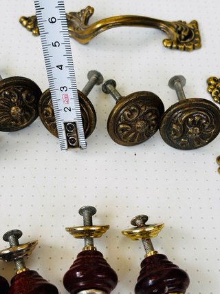 Tiradores y pomos de latón estilo vintage