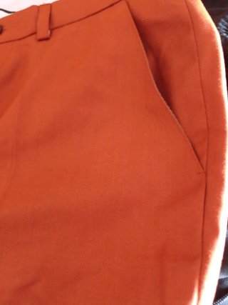Chaqueta de traje mujer color caldera