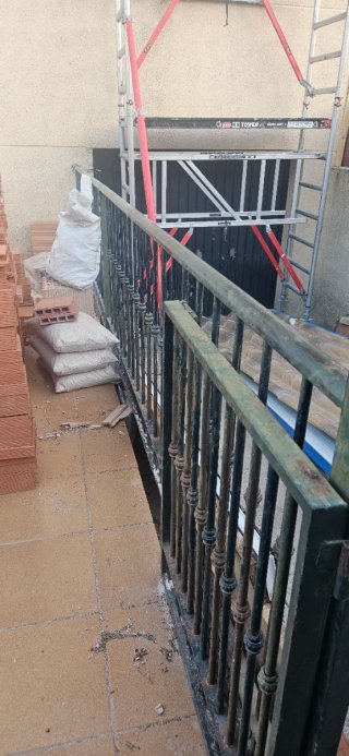 Barandillas de hierro forjado