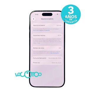 APPLE IPHONE 16 PRO 8GB 12GB 95% BATTERIA