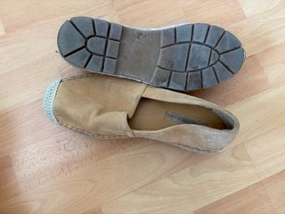 Zapatillas esparto Bershka beige talla 37