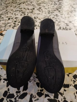 Zapatos planos mujer negros/grises