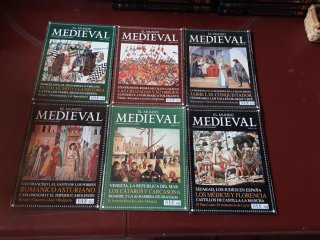 Lote 6 revistas El mundo medieval.