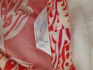 Vestido playero estampado flores