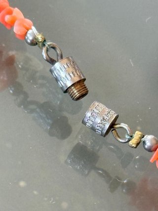 Collana Corallo Rosa Vintage Anni '70/'80