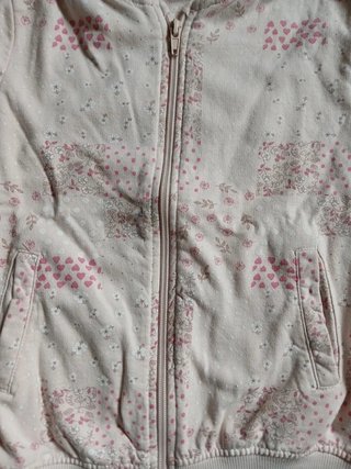 Felpa con zip bambina 4 anni