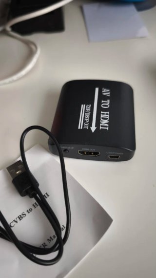 Adaptador AV a HDMI 720p/1080p