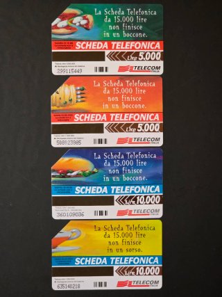 Lotto 10 Schede Telefoniche Vintage Telecom Italia