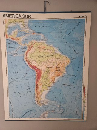 Mapa Físico de Norteamérica, varios más,