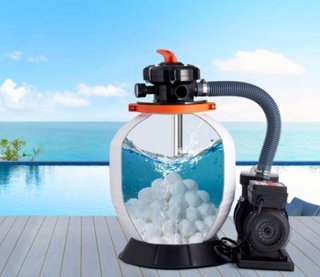 Filtro piscinas por bolas, 700gr/equiv 25 kg arena