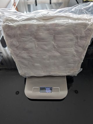 Filtro piscinas por bolas, 700gr/equiv 25 kg arena