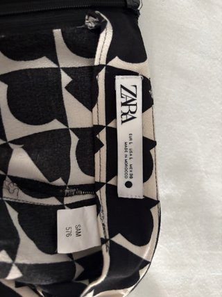 Falda larga Zara estampada
