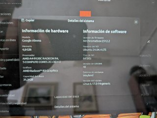 Portátil Acer Convertible AMD A4 4GB RAM 32GB SSD