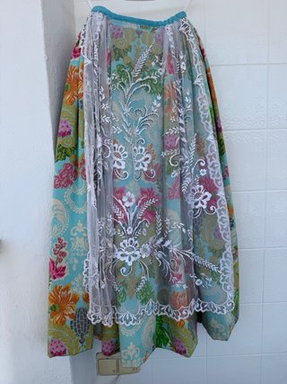 Traje de Fallera Multicolor  estado 9/10