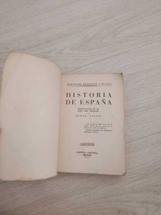 Historia de España de Marcelino Menéndez pelayo