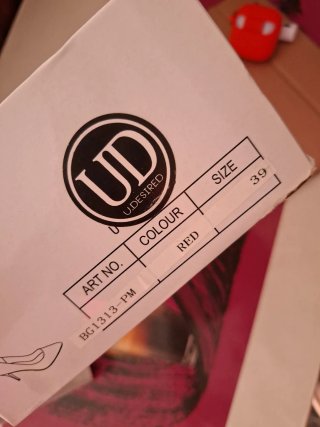 Scarpe décolleté rosse tacco alto