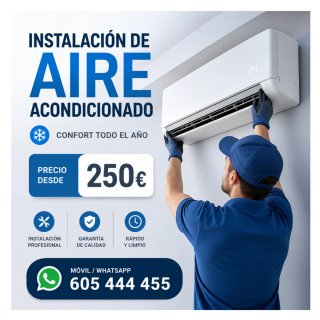 aire acondicionado instalación
