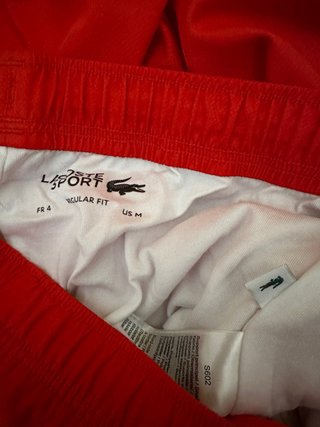 Conjunto Deportivo Lacoste Rojo y Azul