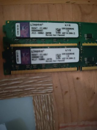 2x 4GB DDR3 RAM Kingston