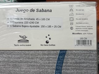 Juego de sábanas, 3 Piezas