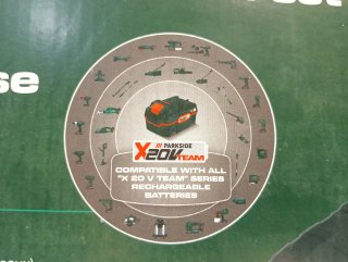 Pulidora Enceradora Parkside 20V + Batería 4Ah