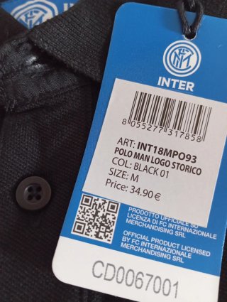 Polo Inter Ufficiale Taglia M
