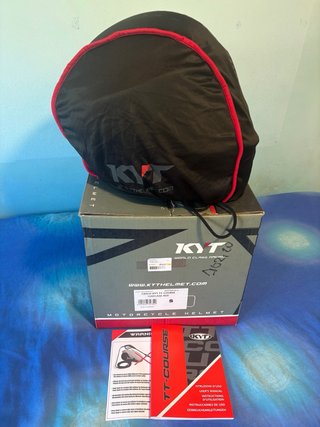 Casco KYT TT-Course Talla S Fuselage Red