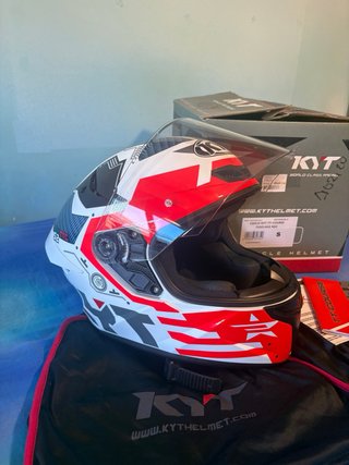 Casco KYT TT-Course Talla S Fuselage Red