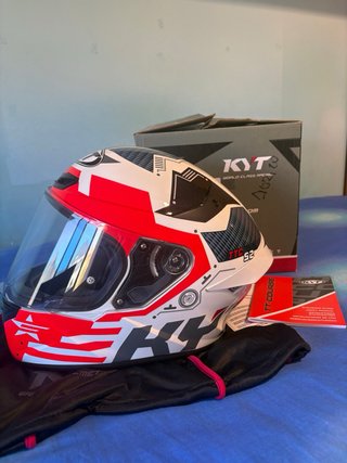 Casco KYT TT-Course Talla S Fuselage Red