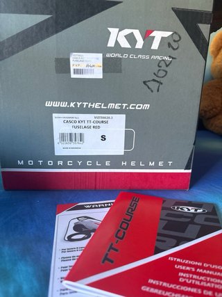 Casco KYT TT-Course Talla S Fuselage Red