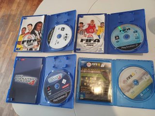 Lote 4 Videojuegos PS2/PS4 Fútbol