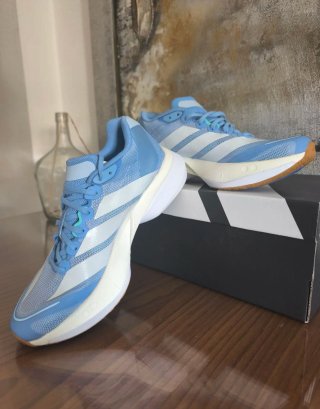 Zapatillas Adidas Adizero Boston 13 Azul/Blanco