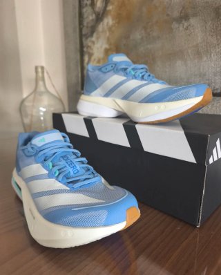 Zapatillas Adidas Adizero Boston 13 Azul/Blanco