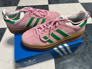 Adidas Gazelle Talla 38 2/3 Rosa Verde