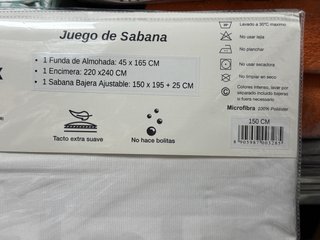 Juego de sábanas, 3 Piezas