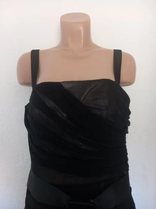 Vestido de alta costura negro