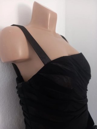 Vestido de alta costura negro