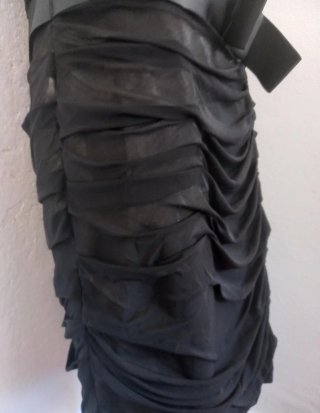 Vestido de alta costura negro