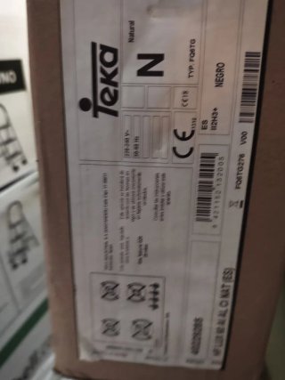 Placa de gas Teka FQ6TG Negro
