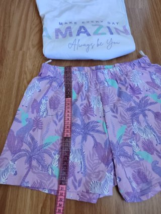 Pijama corto talla +14. 176 cm. Nuevo